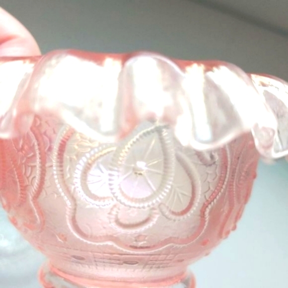 Fenton vintage pink fairy lamp RARE - Picture 4 of 7